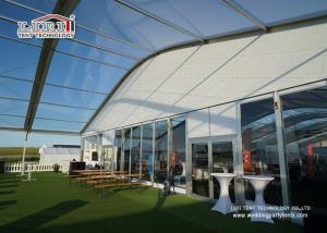 China Sandwich Wall Clear Span Tents Transparent PVC Roof Cover Outside wholesale