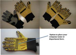 China S M L XL Driller Gloves With Finger Protection Heavy Duty wholesale