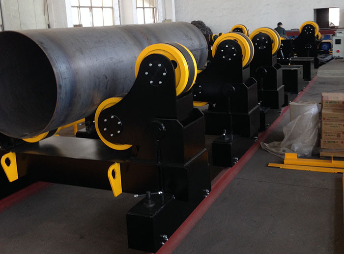 60 Ton Fit Up Welding Rotator Motorized Travel Turning Rolls For Welding