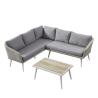 Buy cheap Waterproof PE Rattan All Weather Allowed Garden Lounge Set from wholesalers