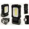 Buy cheap Mini Portable LED Work Lights Battery Operated ABS Black With Rubber Painting 3W from wholesalers