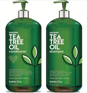 China OEM / ODM Natural Tea Tree Oil Hair Care Products Organic Shampoo and Conditioner Nourishing Hair Grow Shampoo for Men and Women wholesale