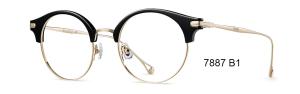 China Fashionable Half Round Eye Frames , Plastic Ultralight Glasses Frames wholesale