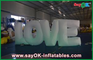 China Popular 190T Nylon Inflatable Lighting Decoration For Valentines Day on sale