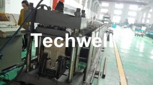 China GI , Carbon Steel Top Hat Purlin Roll Forming Machine , Furring Channel Roll Former With 18 Roll Stands wholesale