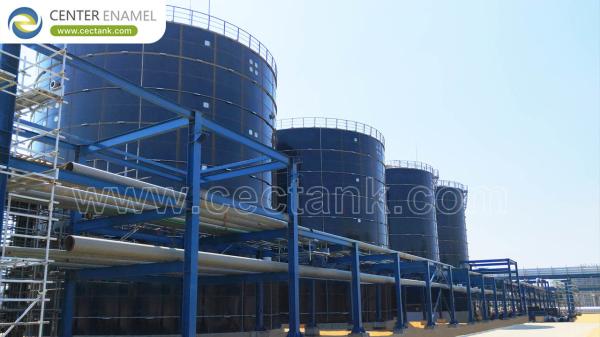 Large-Capacity GFS Bolted Steel Storage Tanks for Wastewater Storage by Center