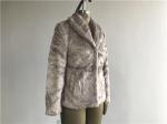 Mink Ladies Faux Fur Coats / Faux Fur Reverse Collar Luxe Coat TW64896