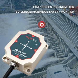 China DC9 - 36V Inclinometer Sensor For Building Dam Bridge Tilt Measurement wholesale