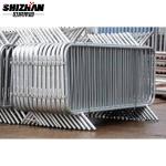 Durable Alloy Folding Steel Metal Barricade Crowd Barrier Fence Removable