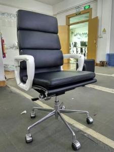 China Simple Modern High Back Executive Office Chair , High Elasticity Leather Executive Chair wholesale