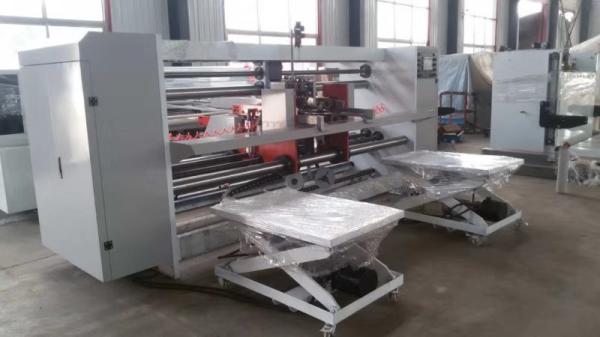 Semi Automatic Double Piece Large Size Corrugated Carton Industrial Stitching