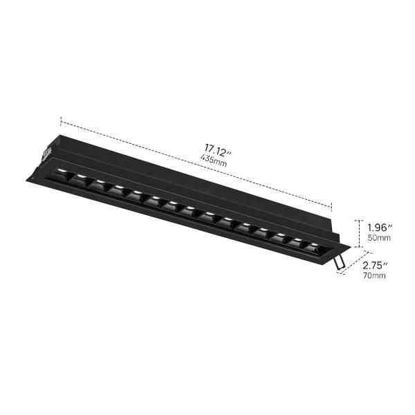 SMD Recessed LED Linear Spotlight 15w UL Certified For Home Decoration