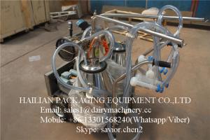 China Price Of a Milking Machine For Goat , Goat Milking Machine With 25 Liter Buckets wholesale