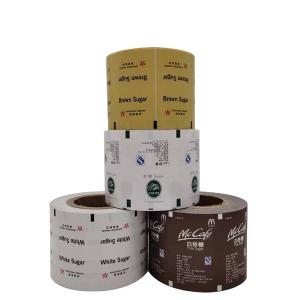 China Food Packaging Bags for Sugar Package Paper Laminated PE Pack Coffee Tea Pet Bags Sticks wholesale