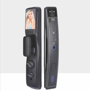 China Fingerprint Smart Door Lock Face Recognition Remotely Captures Cat'S Eye Lock wholesale