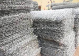 China Hexagonal Mesh Gabion Box PVC Coated Gabion Garden Wall For Lake Shore Protection wholesale