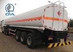 45 M3 Three Axles Oil Tank Small Semi Trailer Trucks With 2 Apartments And