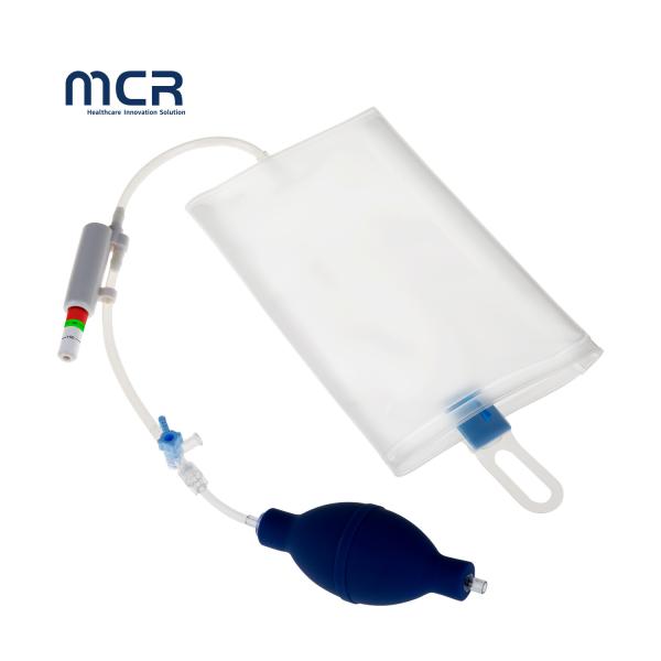 Fluid Infusion Bag, Quick Infusion Transparent 500ml Pressure Infusion Bag with