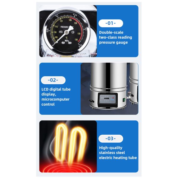 For Laboratory 24L Sterilization Equipment Small Vertical Pressure Steam Sterilizer Autoclave Machine