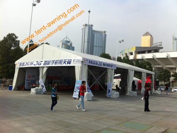 Outdoor Trade Show Tent Hard Pressed Extruded Aluminum Structure Customized