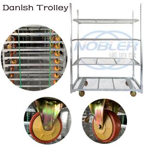China Maximize Package Content Danish Flower Trolley Modern 500kg Load Capacity wholesale