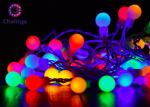 Waterproof Ball Decorative Indoor String Lights Pure Copper 0.7 Inch Multi Color