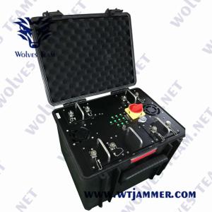 China Military 20 - 6000 MHz Vehicle Bomb Jammer Portable Cell Phone RF Signal Jammer wholesale