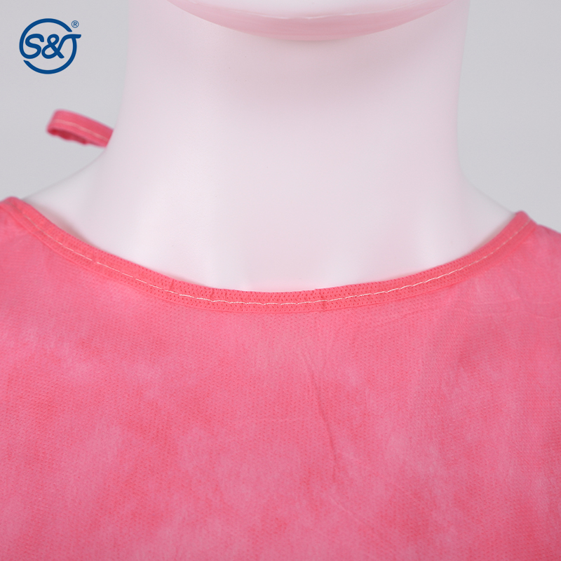 Disposable Nonwoven 3 Layers SMS Isolation Gown Waterproof Factory Direct Price Surgical Gown Hospital Wearing Uniform