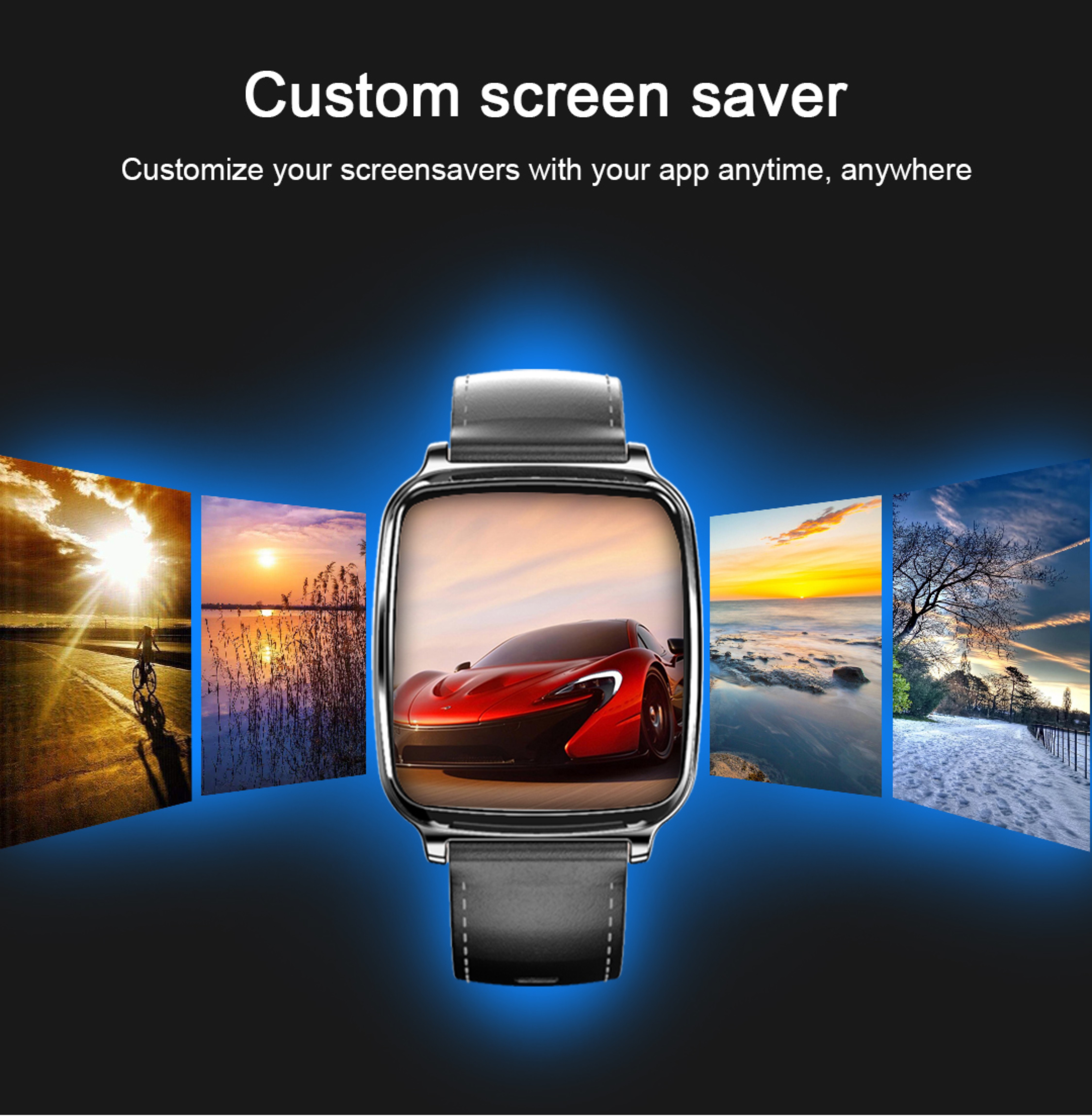 M10smart watch Full Touch Screen Watch BLE Realidad Virtual Smart Heart Rate Wristband 170mAH