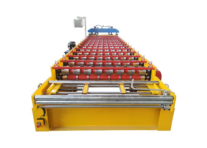 Trapezoidal Color Steel Roof Sheet Roll Forming Machine Automatic