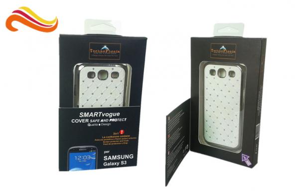 Quality Rectangle Card Board Packaging , Foil Foldable IPhone 5 / 5s Case Packaging for sale