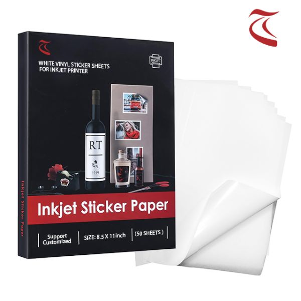 Customizable A4 Adhesive Paper Waterproof 148gsm for Shipping