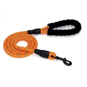 China 5FT Braided Nylon Dog Leash Soft Strong Dog Leads 48 Strands wholesale