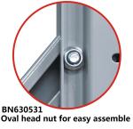Large Heavy Duty Steel Storage Racks Garage Shelving Unit 48*72 Inch Unassembled