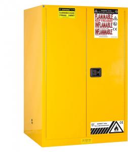 China Fire Proof Cabinets in LAB yellow , 45gallon storage cabinet,chemical storage cabinet for flammable liquid wholesale