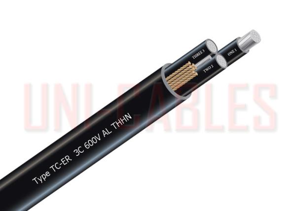 AA8030 Type TC - ER Power Cable 600V 3C Conductor PVC / Nylon Insulation