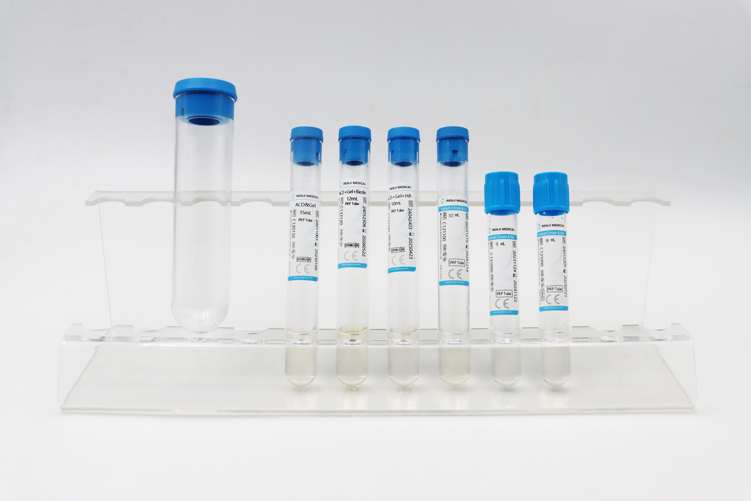 Blood Collection ACD Gel PRP Tube kit 10 ml 15 ml medical prp Tube with ACD gel+biotin
