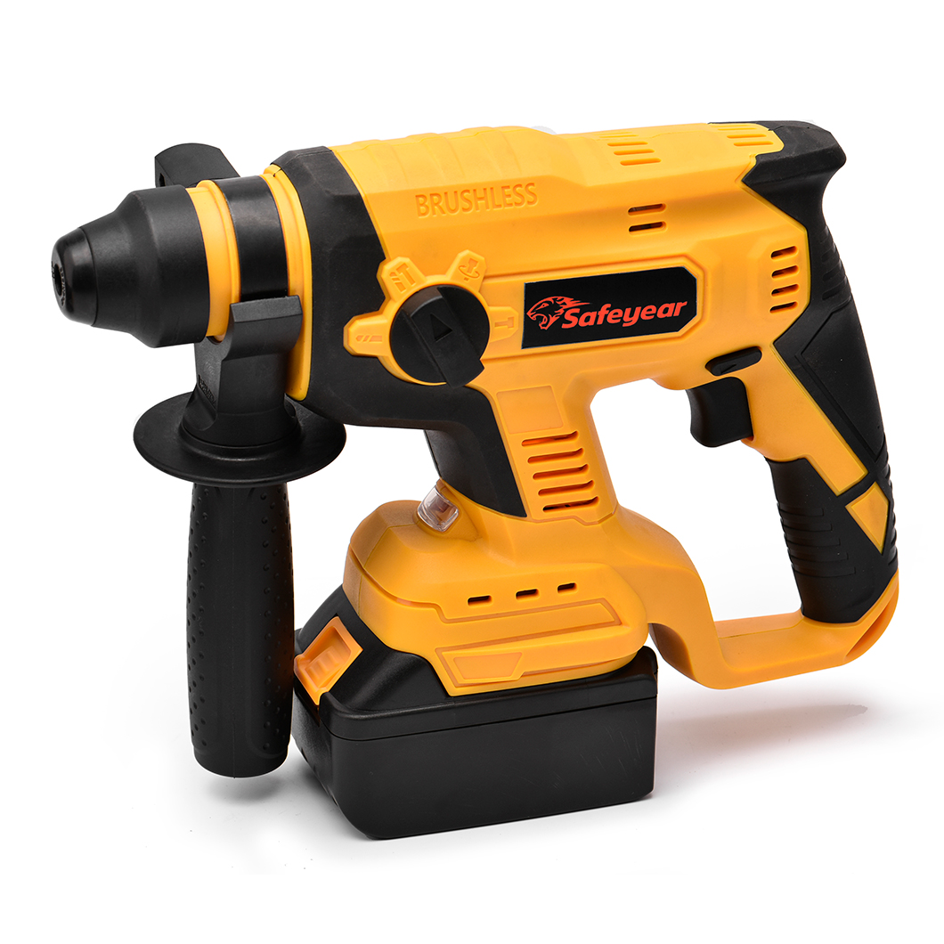 1/2 Inch 21V SDS-Plus Rotary Power Hammer Drills Brushless Cordless Impact Drill 1.7 J
