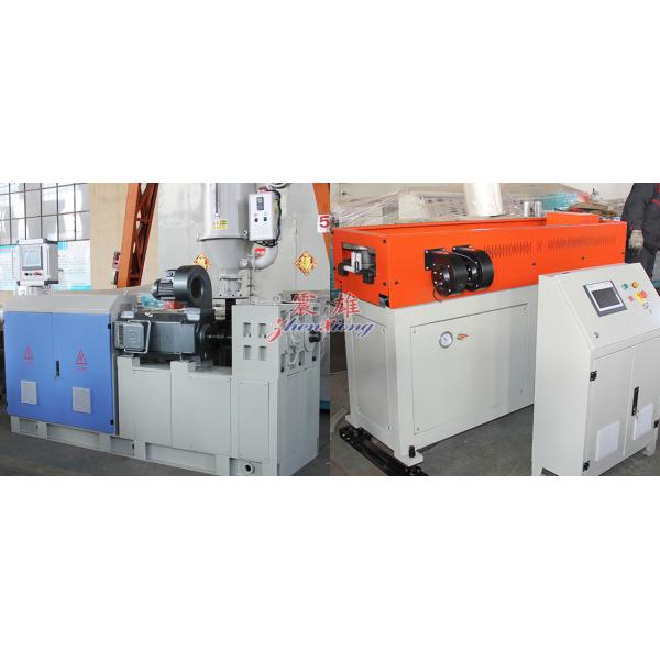 11KW PVC Single Wall Corrugated Pipe Machine Plastic Pipe Easy Mold Change Fast Output