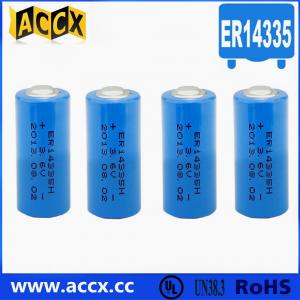 China ER14335 3.6V 1650mAh first & primary battery with long self life more than 10 years on sale