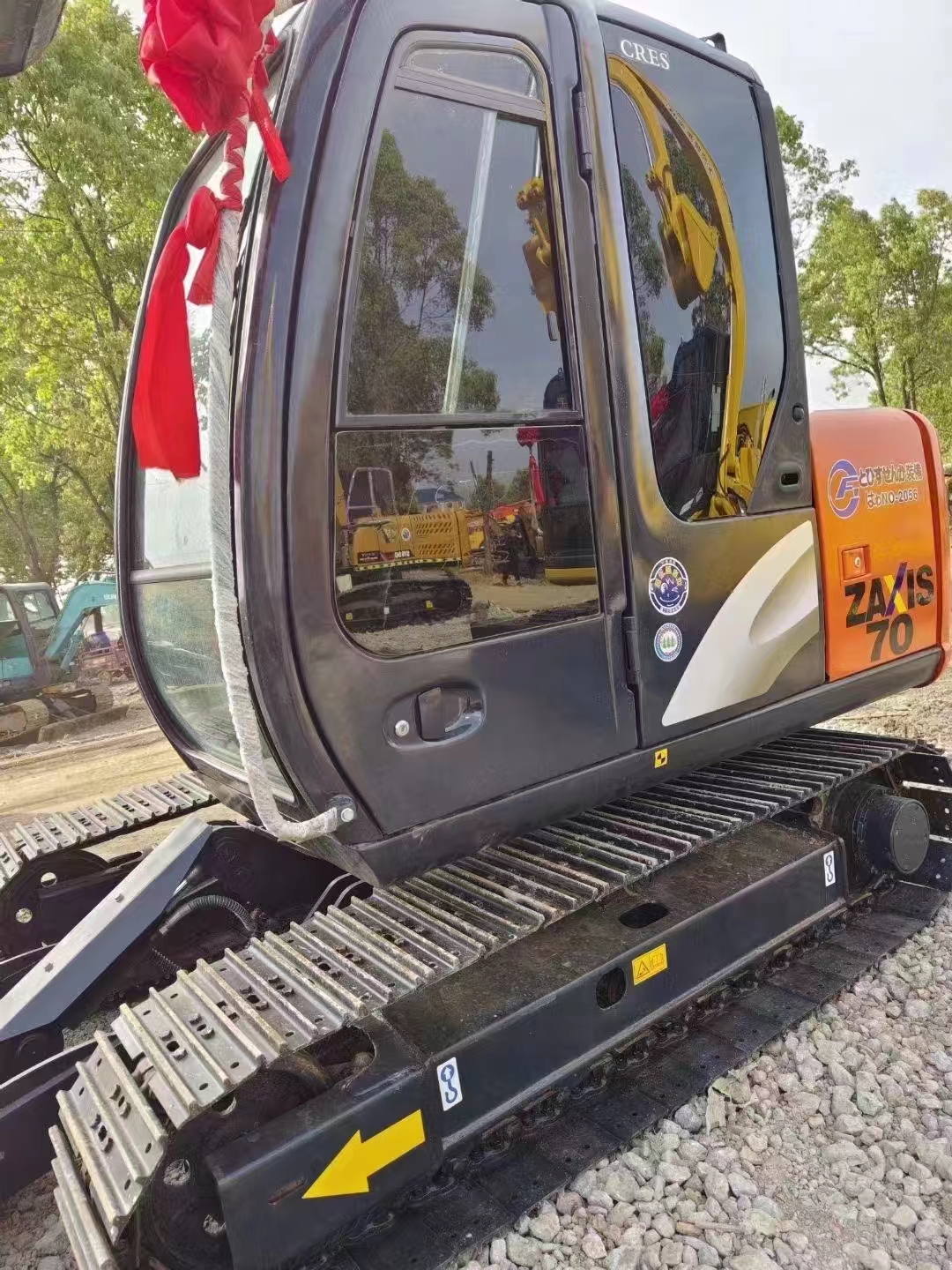 2020 Year Hitachi ZX70 7 Ton Used Excavator Transport Width 2.2m Construction Machinery