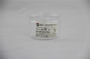 China Small Easy Open Clear Plastic Food Cylinder , 680ml transparent PET canister wholesale