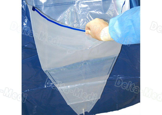 TUR Surgical Disposable Sterile Urology Drape / Lithotomy Drape With Aperture / Pouch