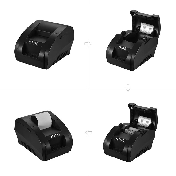Small 58mm Thermal Printer USB Support ESC POS Windows Linux System