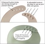 Anti Bacterial Eco Friendly Baby Feeding Bibs Can Be Customized