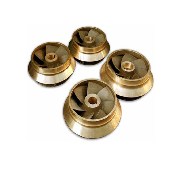  Investment lost wax  casting, precision rotating copper impeller.