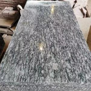 China Spray White Sea Wave Flower granite grave slab granite memorial slabs OEM wholesale