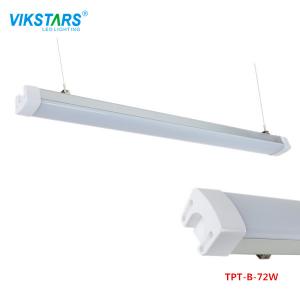 China IP65 36w 72w Tri Proof LED Light Fixture With Grey Housing Color wholesale