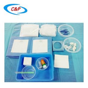 China Blue Disposable Angiography Drape Set Pack for Medical Procedures wholesale