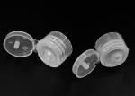 Clear 20mm Inner Diameter Glossy Plastic Bottle Cap Food Grade